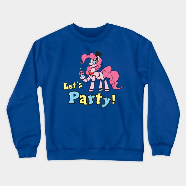 My Little Pony - Pinkie Pie Animatronic - Let's Party! Crewneck Sweatshirt by Kaiserin